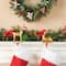 Glitzhome® Gold Standing & Sitting Reindeer Stocking Holder Set